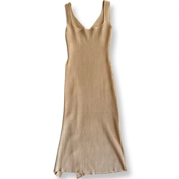 Tan Bodycon Dress - Picture 3 of 5